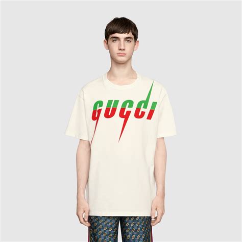 gucci bianca maglia|magliette gucci uomo.